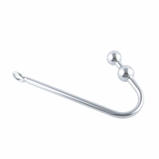 Anal 4417 Pleasurable Two Hook Stainless Steel Balls 0225